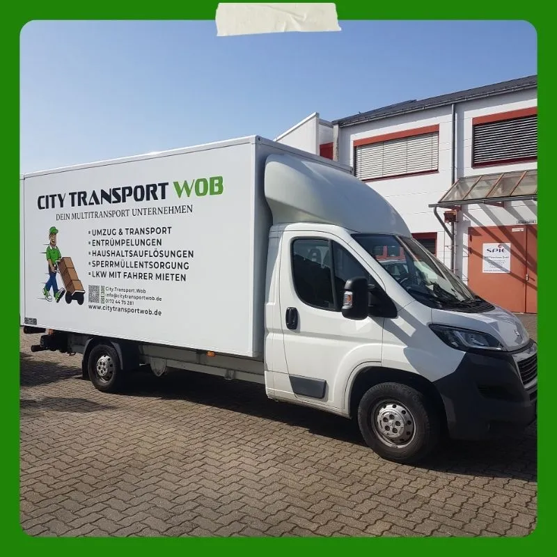 Transporter der Umzugsfirma CityTransportWob
